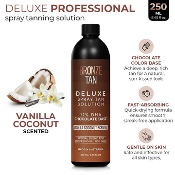 Spray Tan Solution Chocolate Base 12% 250ML